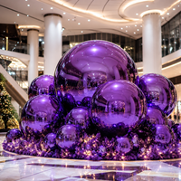 Ballons miroir géants gonflables en PVC brillants pour la décoration