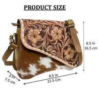 Vente en gros de sacs à main en cuir de vachette de luxe stylé usiné à la main en cuir exquis tendance pour femmes sac à main à bandoulière pour femmes