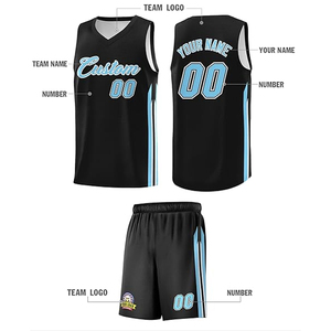 ชุดเสื้อและกางเกงบาสเก็ตบอลแบบกำหนดเอง พร้อมโลโก้ทีม ชื่อ หมายเลข ป้ายชื่อ พิมพ์ลายแบบซับลิเมชั่น ปักลาย 3 มิติ ผ้าโพลีเอสเตอร์ 100% ยืดหยุ่นได้ เหมาะสำหรับกีฬา - Product Image 4