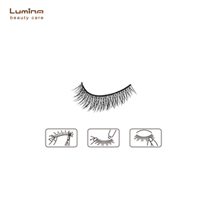 Pestañas Postizas 3D Autoadhesivas Hechas a Mano con Fibras Sintéticas CR03 - Venta al Por Mayor para Mayoristas en Línea - Product Image 1