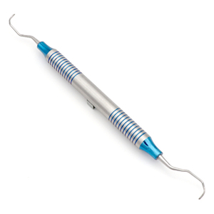 Curette universelle 3/4 double extrémité pour détartrage dentaire et parodontal, instrument chirurgical en acier inoxydable à manche creux - Product Image 1