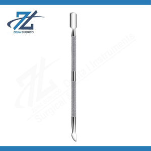 Pousse-cuticules double embout en acier inoxydable haute performance, nettoyeur et dissolvant de vernis, outil professionnel de manucure et pédicure pour soins des ongles - Product Image 5