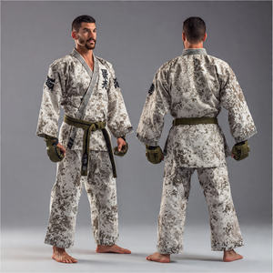 Uniformes de Camuflaje para Artes Marciales y Boxeo, Uniformes de Karate al por Mayor para Hombres, Traje de Karate de Camuflaje para Adultos - Product Image 4