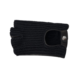 Nouveaux gants de mode pour hommes en cuir véritable non doublés, gants de conduite tricotés, gants de sport à écran tactile et mitaines - Product Image 6