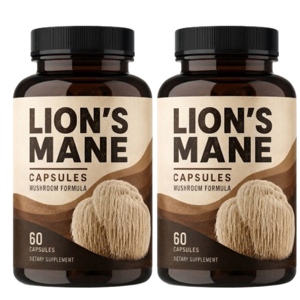 Capsules d'extrait de champignon crinière de lion 100 % naturel de qualité supérieure, qualité alimentaire, favorisent l'équilibre nutritionnel du corps - Product Image 1