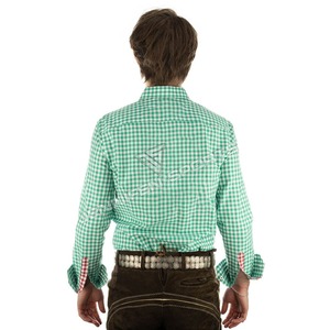 Hot Sale Traditional Breathable Summer German Bavarian Oktoberfest Long Sleeve Cotton <b>Men</b> Casual Fashion <b>Dress</b> Shirt - Product Image 6