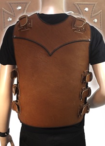 Chaleco de Cuero Vacuno Genuino de 3MM de Grosor para Hombre, Estilo Motero y Biker, Transpirable, con Diseño a Cuadros, para Invierno, Nueva Colección en Oferta - Product Image 6