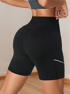 Shorts de Yoga de Cintura Alta para Mujer, Shorts Deportivos Sin Costuras para Gimnasio, Entrenamiento, Running y Fitness - Product Image 2
