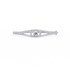 Pulsera Halo de Diamantes Cultivados en Laboratorio, Plata de Ley 925, Oro Rosa, Joyería Fina de Lujo, Hecha a Mano, Personalizada, OEM, Marca Privada - Product Image 2