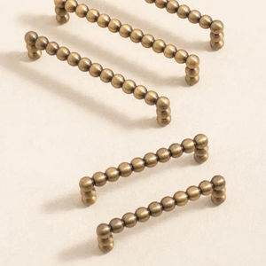 Design Unique Wavy Handle <b>Pull</b> Premium Solid <b>Brass</b> Cabinet Handle Luxury Interior Hardware Decor - Product Image 3