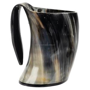 Chopes à bière artisanales en corne de buffle, chopes à boire en corne de buffle naturelle, chopes à bière en corne de bœuf conçues sur mesure en usine - Product Image 3