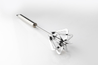 Mixeur de cuisine multifonctionnel portable en acier inoxydable exclusif, outil de mélange et de broyage manuel résistant aux rayures