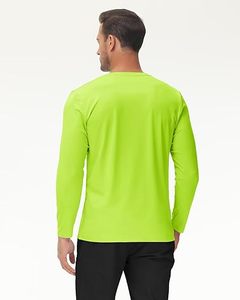 <b>Men's</b> Polyester/Nylon Long Sleeve Beach <b>Swim</b> Shirt with Breathable Quick Dry Anti-UV Digital Print - Product Image 2