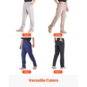 Pantaloni da Lavoro Uomo 9 oz 100% Cotone Ignifugo, Cargo Multitasche, Vita Elastica, Rinforzati Antistrappo con STI - Product Image 6