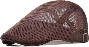 Boina de malla personalizada al por mayor, estilo inglés, de algodón, unisex, estilo artista, de copa plana, ajustable, para exteriores, invierno - Product Image 2