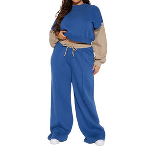 Wholesale Best Supplier Adult Size Women's Baggy Tracksuits Breathable Comfortable Fit Long Sleeve Quick Dry Women Sweat suits - Product Image 2