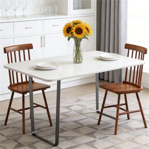 Set di Due Sedie da Pranzo Marrone Chiaro per Cucina e Soggiorno - Product Image 1