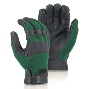 Gants de travail de haute performance à paume en cuir synthétique, dos en Spandex, doigts renforcés, pour le marché américain - Product Image 4