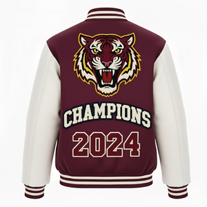Premium Quality Cheap Price Men Varsity Jacket In Bulk Quantity Leather Sleeve Baseball Letterman Varsity Jacket For <b>Boys</b> - Product Image 3