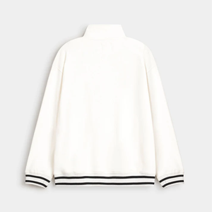 480GSM บ็อกซี่เครพ "เกรดย้อนยุค" พร้อมคอเสื้อที่มือและโคบอลต์จางลง - Product Image 6