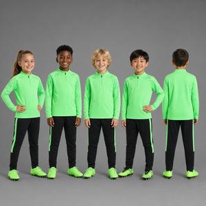 Tenue d'entraînement de football personnalisée pour jeunes et enfants, modèle One Piece 2627 AW, épaisse et chaude, avec pantalon à manches longues et gilet offert, prix de gros en gros. - Product Image 1
