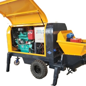 Transferencia de material suave con bomba transportadora de cemento Distancia de transporte vertical máxima 60m - Product Image 4