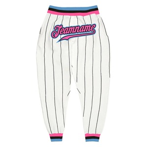 Pantalones Personalizados de Múltiples Paneles con Diseño Geométrico de Bloques de Color, Moda Urbana Moderna, Cierre con Cordón Ajustable, Estilo Jogger Creativo - Product Image 1