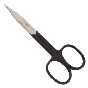 Stainless Steel Manicure Scissors Curved Sharp Blade Square Hole Handle Durable Right-Handed Cuticle Care Nail Art Tool for - Product Image 6