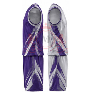 Tenue d'équipe réversible pour le basketball, vêtements de jeu, uniforme de basketball réversible en vente en ligne - Product Image 3