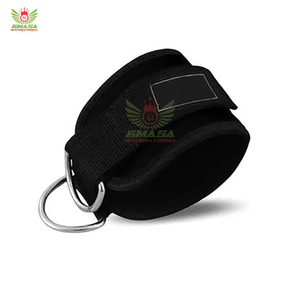 สายรัดข้อเท้าแบบ D-Ring คู่ สำหรับฝึกความแข็งแรงของขา พร้อมสายเคเบิลสำหรับออกกำลังกายในยิม ป้องกันการบาดเจ็บ - Product Image 3