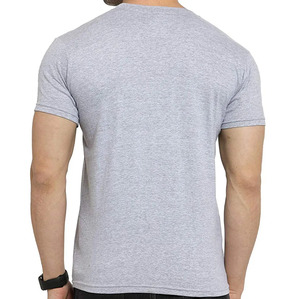 Camisetas de verano informales de color liso, camiseta de manga corta para hombre, camiseta de algodón para gimnasio, Fitness, deportes, camiseta de alta calidad para hombre - Product Image 5