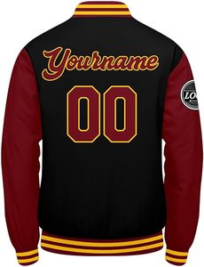 Fashion <b>Jackets</b> Quilted Lining Custom Chenille Patches Letterman College Mens <b>Bomber</b> <b>Baseball</b> Windproof Wool Varsity <b>Jacket</b> - Product Image 3