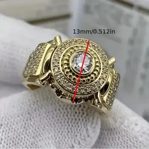 Bague de mariage pour femme Tishya Diamond 2,30 carats en moissanite véritable taille ronde, argent sterling plaqué or - Product Image 5