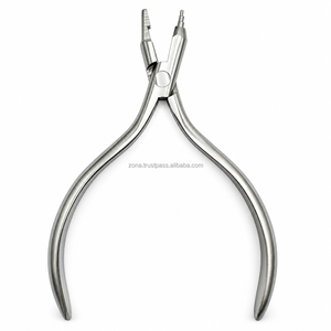 Pince orthodontique jeune à bec escalonné pour la mise en forme des fils, en acier inoxydable, instrument dentaire orthodontique manuel multifonctionnel - Product Image 6