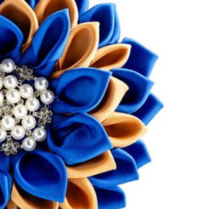 Broche de pata de gallo azul y dorado Sigma Gamma Rho, elegante pin de solapa, joyería llamativa, accesorio de moda, insignia decorativa, OEM personalizado - Product Image 4