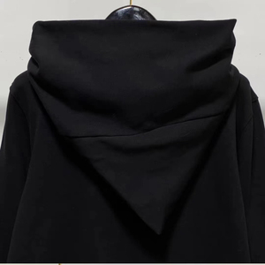 Vente en gros de sweats à capuche surdimensionnés personnalisés de haute qualité à bas prix, avec fermeture éclair asymétrique, style hip-hop pour hommes, haute qualité - Product Image 5