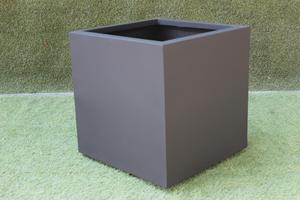Meilleures ventes, nouvelle arrivée, pots de fleurs KNT modernes de luxe en FRP brun, incassables, légers, pour plantes de jardin, finition rugueuse - Product Image 4