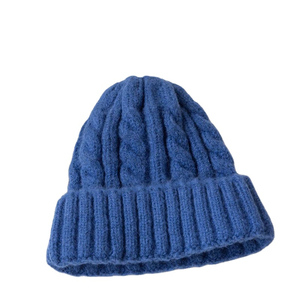 Nouveaux bonnets tricotés pour femmes, style bonnet en laine torsadée, bonnet d'automne et d'hiver pour femme, bonnet chaud pour l'hiver - Product Image 4