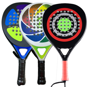 Custom Logo EVA Factory Original Outdoor Team Sport Rubber Beach Racket Athlete Use Tournament Match Premium Padel Tennis Racket - Product Image 1