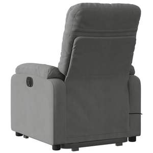 Sillón Reclinable Eléctrico de Masaje con Función de Elevación, Color Gris Oscuro - Product Image 4
