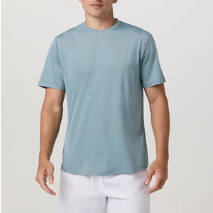 T-shirt personnalisé en polyester pour homme, vêtements de sport pour entraînement en salle de sport professionnel, innovation de vêtements athlétiques de nouvelle génération, vêtements de base haut de gamme OEM - Product Image 6
