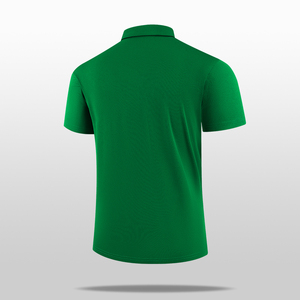 คอลเลคชั่นฤดูร้อน เสื้อโปโลผ้าโพลีเอสเตอร์ 100% สำหรับกิจกรรมกลางแจ้ง เนื้อผ้าเย็นสบาย แห้งเร็ว แขนสั้น สไตล์ลำลอง - Product Image 2
