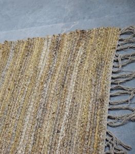 100% <b>Natural</b> Jute Jacquard Woven Fabric for Wholesale Kilim <b>Rugs</b> and Home Textile Manufacturing Braided <b>Natural</b> Fiber <b>Rug</b> - Product Image 3