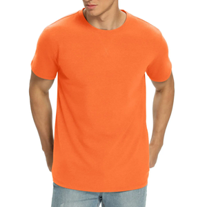 T-shirt décontracté pour homme en coton 100% coupe ample, dernier design, couleur unie personnalisable, vente en gros du fabricant pakistanais - Product Image 3