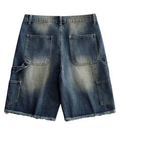 Custom Womens Black <b>Denim</b> Mini Shorts High Waist Button Fly Buckle Straps Side Pockets Goth Punk Y2K Sexy Booty Hot Pants Shorts - Product Image 5