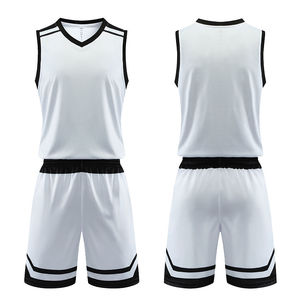 Ensemble de maillots de basket-ball unisexe vert menthe, col en V, manches longues, évacuation de l'humidité, respirant, 100% polyester, taille élastique, nom personnalisé - Product Image 4