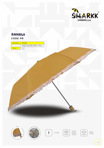 ร่มพับ 3 ตอน ขนาด 23x8 กิโลเมตร พร้อมเคลือบสีเงินแบบโมโน ดีไซน์ลายม้าลาย ป้องกันน้ำ ป้องกันความร้อน เหมาะสำหรับการเดินทาง - Product Image 4