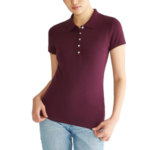 Camiseta Polo de Algodón 100% para Mujer, Uso en Verano, Corte Regular Cómodo, Logotipo Bordado Personalizado, OEM/ODM - Product Image 6