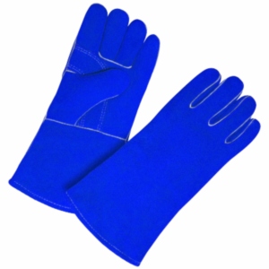 Gants de soudure en cuir de vachette de haute qualité, gants de sécurité industrielle pour la construction, réfléchissants, logo personnalisable - Product Image 2