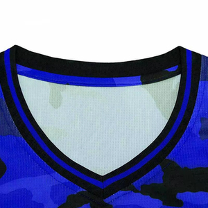 Wholesale Men's Basketball Jerseys Sportswear Uniform Sets Sublimation Printed Breathable Polyester Fabric Drawstring Closure - Product Image 6